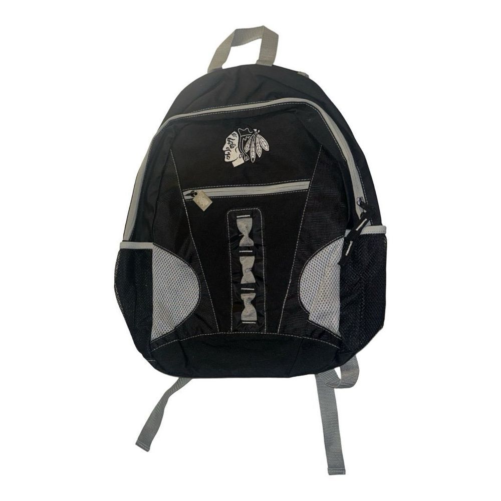 Chicago Blackhawks Backpack NHL Hockey‎ Bag Travel School